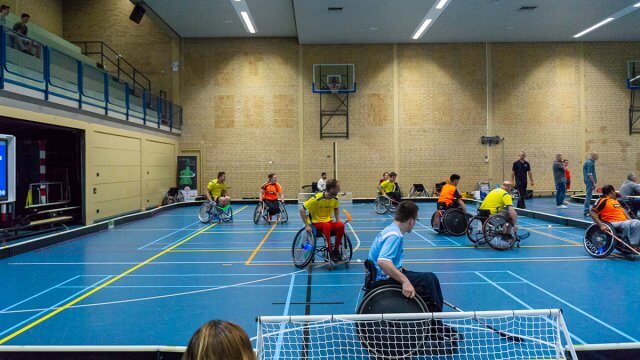Wedstrijd De Pont tegen ReVAS de Peperbus